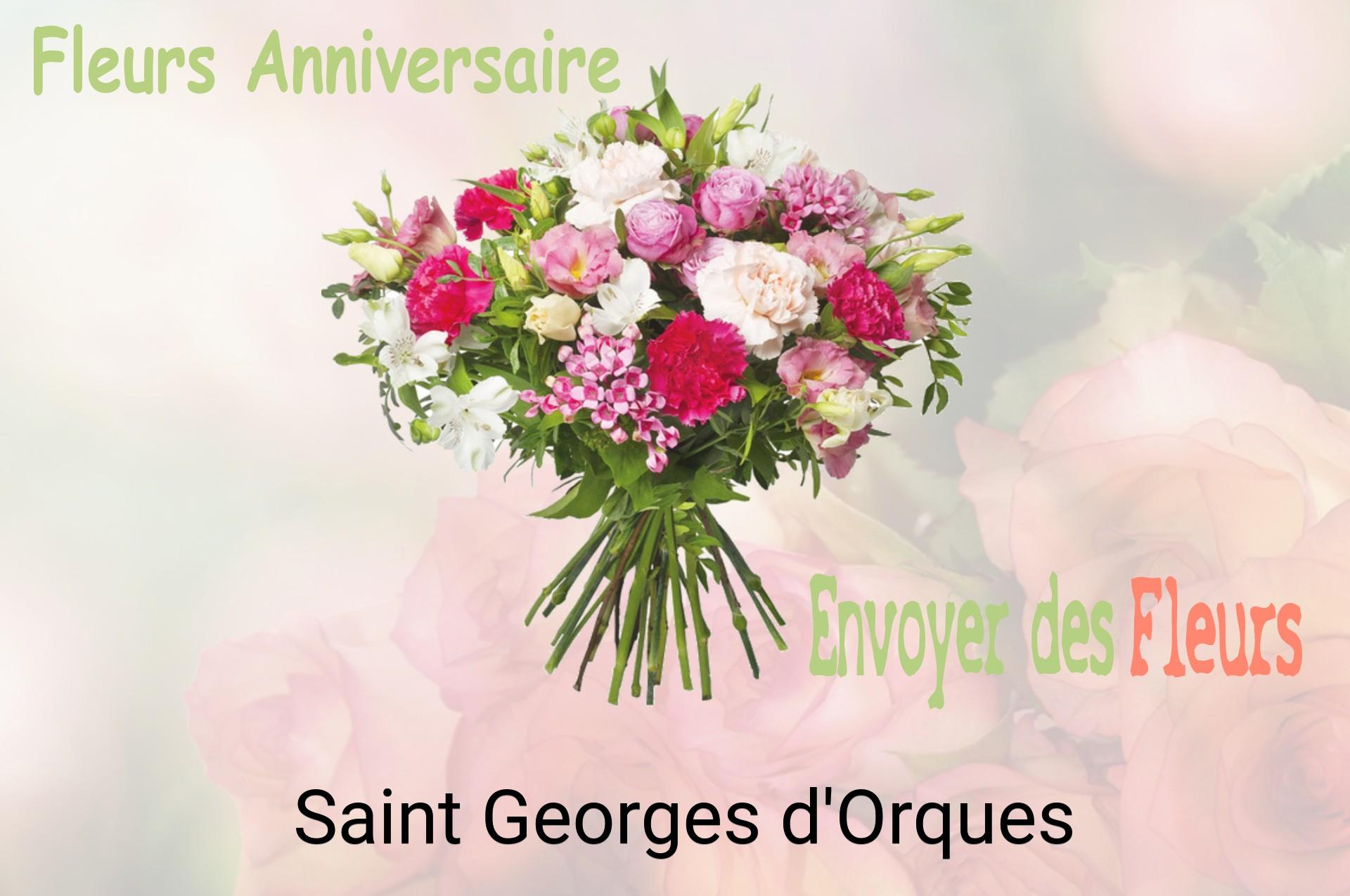 Bouquet de fleurs d’anniversaire livré à Saint-Georges-d'Orques