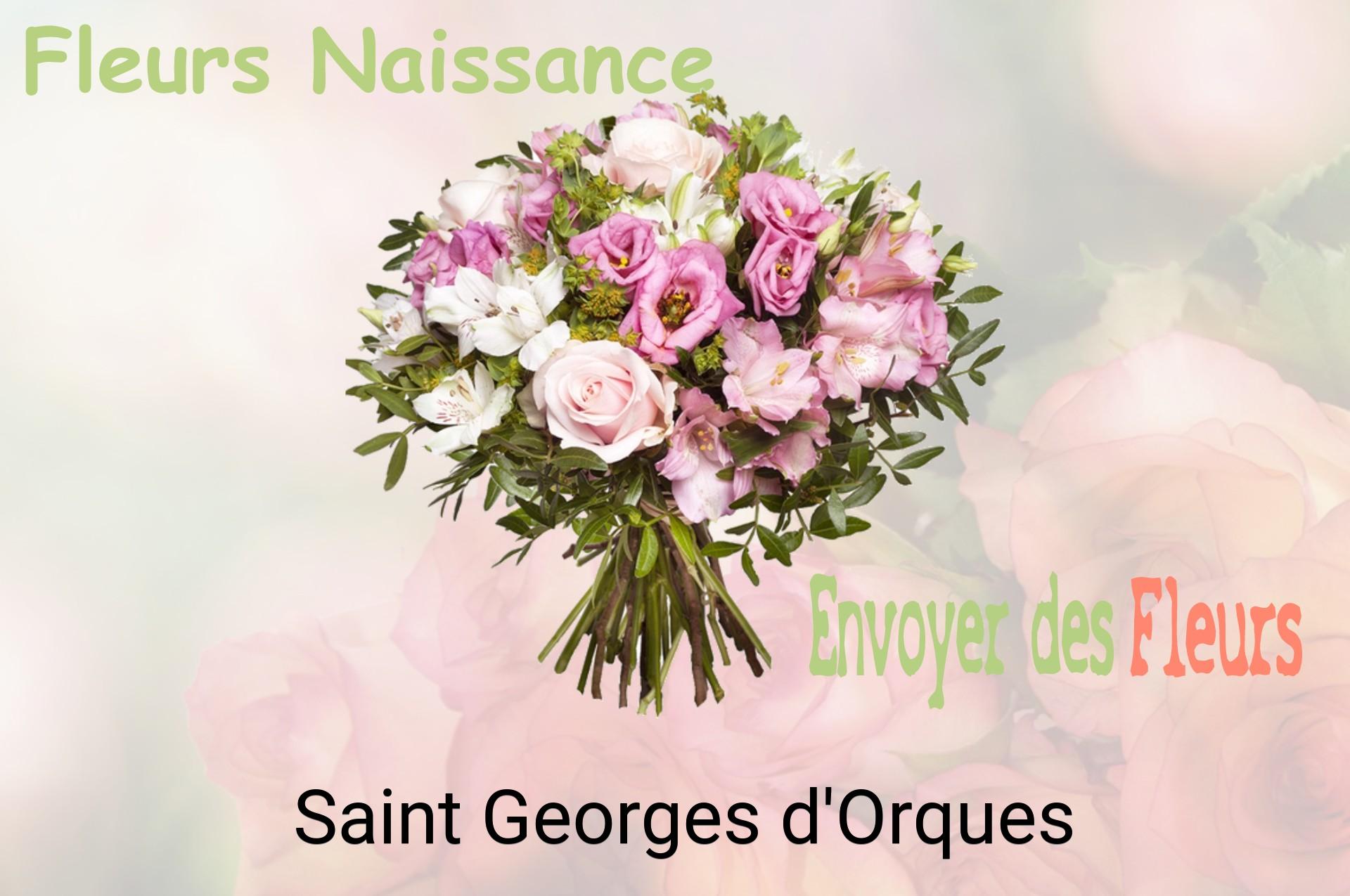 Bouquet de fleurs de naissance livré à Saint-Georges-d'Orques